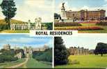 CPSM - Royales Résidences - " Bamoral Castle " - " Buckingham Place " - " Windsor Castle " - " Sandringham House " - Windsor Castle