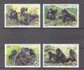 (S0420) RWANDA, 1985 (WWF. Gorilla). Complete Set. Mi ## 1292-1295. MNH** - Ungebraucht