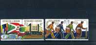 - BURUNDI . 2  PAIRES DE TIMBRES DE 1974 . NEUFS SANS CHARNIERE - Unused Stamps