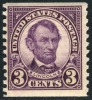 US #600 Mint Never Hinged 3c Lincoln Coil From 1924 - Francobolli In Bobina