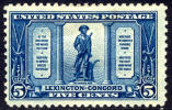 US #619 Mint Hinged 5c Lexington-Concord Issue From 1925 - Nuevos