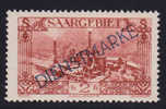 Saargebiet Dienst MiNr. D21 XVIII ** - Unused Stamps