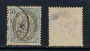 DANEMARK / 1875 # 22 (B) - 3 ö. Bleu Et Gris / COTE 15.00 EURO - Usati