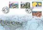 FDC Taiwan 2005 Coral Reef Fish Stamps Fauna Marine Life - FDC