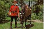 Gendarmerie Royale Du Canada - Mounted Police - Cheval Horse - Circulée En 1975 - 2 Scans - Polizei - Gendarmerie