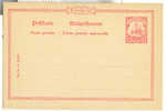 Togo Postkarte 10 Pfennig Rouge - Carte Entier Postal - Occupation Allemande - Lettres & Documents