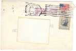 A0455 - 13 Cent.U.S. + 5 Cent VG North Jersey-Torino - Briefe U. Dokumente