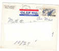 A0460 - 20 Cent. Audubon Posta Aerea + Via Air Mail VG Oakland-Torino 15-11-1967 Ann. A Targh. - Brieven En Documenten