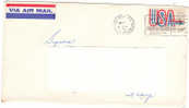 A0462 - 20 Cent.Posta Aerea VG Santa Cruz-Torino 06-03-1969 Ann. A Targh. - Covers & Documents