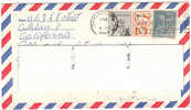 A0464 - 15 Cent.Liberty For All + 5 Cent.Monroe VG Oakland-Torino 08-06-1967 Ann.a Targh.fronte-versora - Cartas & Documentos