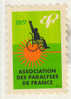 Association Paralysés De France - Timbre Grand Format 1977 - APF - Sonstige & Ohne Zuordnung