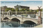 Deutschland,DEUTSCHES,ALLEMAGNE,BERLIN,FRIEDRICHSBRUCKE UND NATIONALGALERIE,pont,bus,rare - Friedrichshain