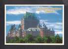 QUÉBEC  - CHÂTEAU FRONTENAC - VUE DE LÉVIS - PHOTO WINSTON FRASER - DISTRIBUTEUR J C RICARD - Québec - Château Frontenac