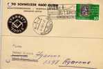 Tarjeta Privada ROSCHLIKON 1965 ,reexpedida, ( Suiza, ) - Storia Postale