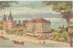 Neuchatel Hotel Des Alpes Et Terminus  Art Montbaron Et Gautschi - Neuchâtel