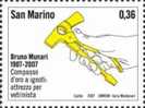 REPUBBLICA DI SAN MARINO - ANNO 2007 - NASCITA BRUNO MUNARI -  ** MNH - Nuovi