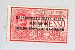 1917 ESPERIMENTO DI POSTA AEREA Maggio 1917 Torino.Roma-Roma.Torino - PER FILATELICI (Max) - Poste Aérienne