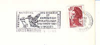 1985 France 87 Limoges Oiseaux Exotiques Colibri Birds Parrot Perroquet Pappagallo Loro Papagei Ornithology Ornithologie - Mechanical Postmarks (Advertisement)