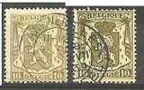 Belgie Belgique 420 420a Cote 0.55€ Gestempeld Oblitéré Used - 1935-1949 Klein Staatswapen