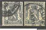Belgie Belgique 421 421a Cote 0.40€ Gestempeld Oblitéré Used - 1935-1949 Kleines Staatssiegel