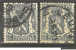 Belgie Belgique 421 421a Cote 0.40€ Gestempeld Oblitéré Used - 1935-1949 Klein Staatswapen