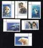 Polar Animals;whale,penguin,seal,bear  2007 MINT FULL SET,MNH,OG. - Wale