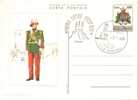 Saint-Marin 6 Cartes Postales Costumes Militaires FDC - Entiers Postaux