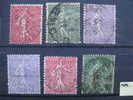 Timbres France  : Semeuse 1904 - Gebruikt