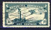 #Dominca (republic)/ Caribien (America) 1931. Airplane. Michel 253. Used(o) - Dominica (1978-...)