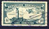 #Dominca (republic)/ Caribien (America) 1931. Airplane. Michel 253. Used(o) - Dominica (1978-...)