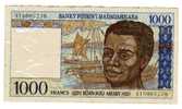 BILLET MADAGASCAR - P.76 - 1994 - 1000 FRANCS = 200 ARIARY - PORTRAIT DE HOMME - PECHEURS - POISSON - HOMARD - Madagaskar