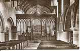 SHROPS - CLUN - ST GEORGES CHURCH INTERIOR RP   Sh90 - Shropshire