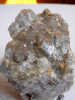 FLUORINE BLEUE Sur QUARTZ GRIS  5  X 4 CM  MARSANGES - Minerals