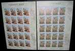 Taiwan 2002 Cute Animal - Koala Stamps Sheets Fauna Bear Eucalyptus - Blocks & Kleinbögen