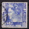 1938  60 Cent Wilhelmina  Avec Filigranne Impression Défectueuse -  Watermarked, Defective Printing - Niederländisch-Indien