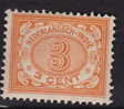 1902  3 Cents Orange  **  MNH  Superbe - Niederländisch-Indien