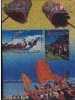 Color Gold Foil 2005 Festivals Stamps S/s Parasol Dragon Boat Hunting Gun Aboriginal Folk - Tir (Armes)