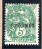 FRANCE : TP N° 111 (*) - 1900-29 Blanc