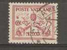 VATICAN 1929 - DEFINITIVE CENT. 75 - USED OBLITERES GESTEMPELT USADO - Oblitérés