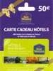 CARTE CADEAU HOTELS BEST WESTERN JAUNE 50 € ENCART ORIGINE NEUVE MINT IN ORIGINAL FOLDER - Treuekarten