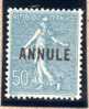 FRANCE : TP N° 161 * - 1903-60 Semeuse Lignée