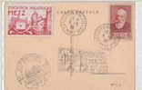 CARTE EXPO PHILATELIQUE DE METZ  1938 - Tijdelijke Stempels