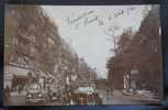 FRANCE -  Paris, Boulevard Montmartre 1930 - CPA Animee - Adrienne´s Restaurant Publ. Vintage Postcard - District 02