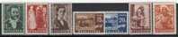 BULGARIE - N°637A/G * (1950) Beaux Arts - Unused Stamps