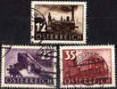 Austria 3 Valori Serie CPL - Usati Prima Scelta - Used Stamps