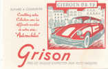 BU 277  / BUVARD  CITROEN DS 19 -GRISON PRODUITS D'ENTRETIEN - Wassen En Poetsen