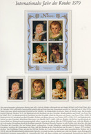 UNO-Jahr Des Kindes 1979 Niue 238/1+Block 15 ** 8€ Gemälde Kinderkopf Goya Hals Tizian Murillo Ss Children Bf Art - Niue