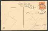 N°108 Obl. Sc VERVIERS 17-XII-1913 + Griffe Encadrée MORESNET Vers Gand  - Cantons De L´Est - 6048 - Linear Postmarks