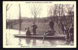 CPA  ANCIENNE- FRANCE- MAISONS-ALFORT (94)- INONDATIONS DE 1910- EMBARQUEMENT- ETUDE A CONTRE-JOUR- VOIR VERSO - Maisons Alfort