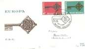 BELGIUM  1968  EUROPA CEPT FDC - 1968